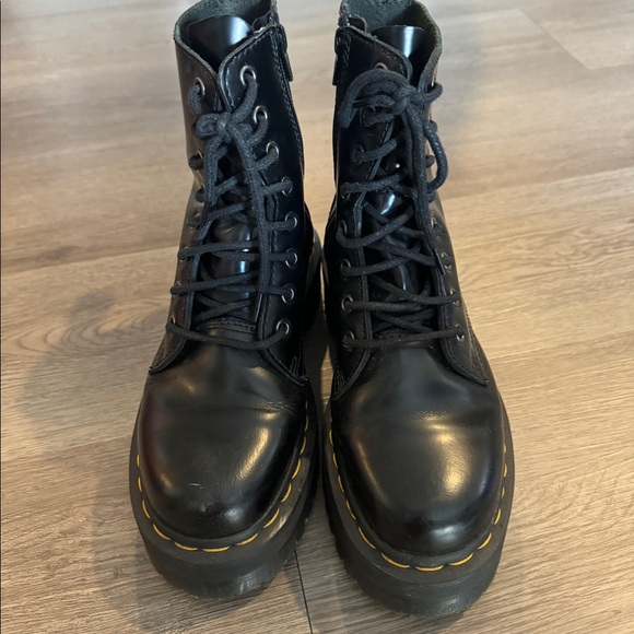 Jadon boots smooth leather platform doc martens dr martens - Picture 1 of 4
